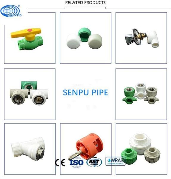 PN25 Injection Copper Insert Ppr Pipe Fittings Male Tee
