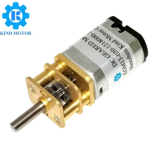 13mm Small Gear Motor High Torque , 26g Brushed Dc Motor 12v