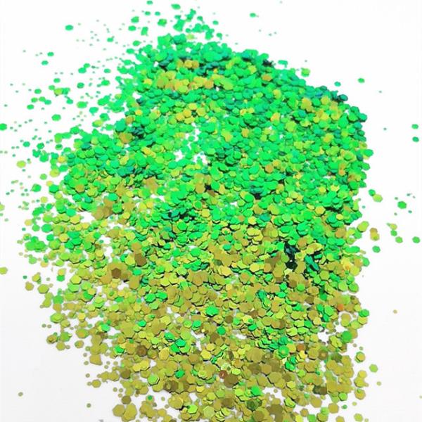 Artificial Chameleon Glitter Powder for Nail Art Make up Craft and Newly Polyester
