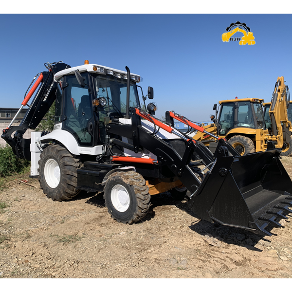 Backhoe Wheel Loader Combine Excavator Hshaped Legs Front Loader Backhoe Tractor