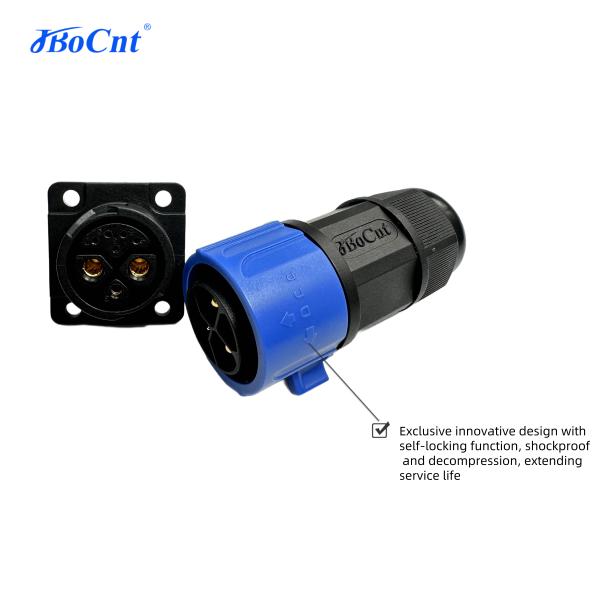 Quick Lock EBIKE Connector M25 2+1+5 Waterproof Plug New Energy Lithium Ion Battery Connector