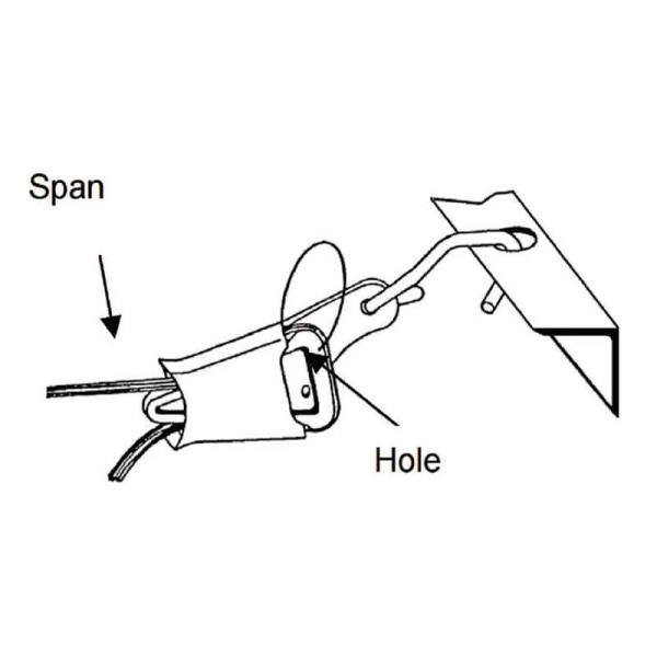 Hot-dip Galvanised Telecom Fiber Optic Drop Cable Clamp For 1 Copper Pair