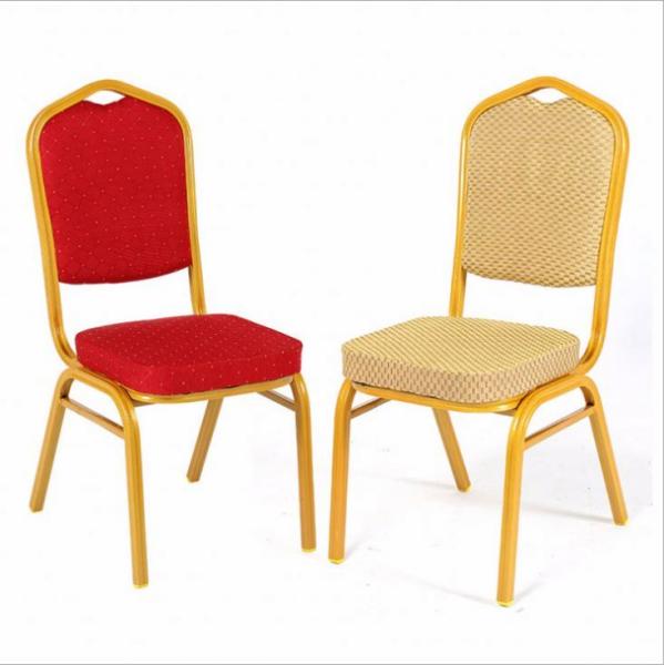 Gold Metal Stackable Banquet Chair for Hotel Wedding