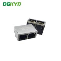 Double connecteur gauche de 1x2 Rj45 Cat6 avec le transformateur Jack modulaire
