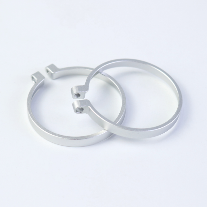 High-precision CNC-machined aluminum filter base components 