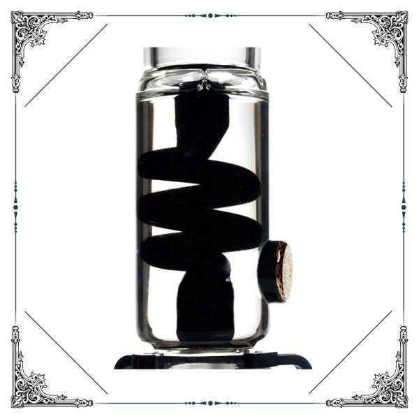 PHOENIX STAR Freezable Coil Beaker Bottom Glass Bong Smoking Water Pipe