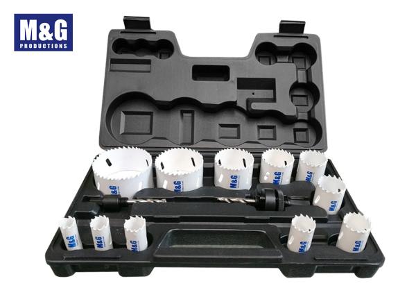 Hex Shank / Arbor Diamond Tip Drill Bit Industrial Bi - Metal Holesaw Set