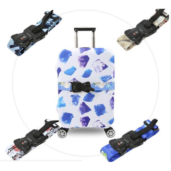 Free Sample TSA Luggage Strap Lock H001 Show Led For Travel Bag / Luggage