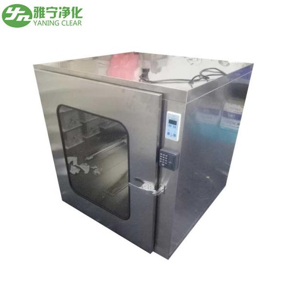 Ductless Cleanroom Pass Box High Temperature Sterilization / Drying Function