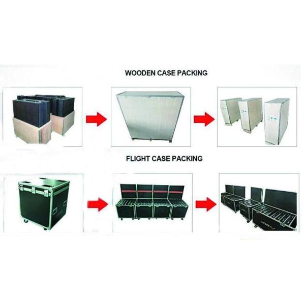Fixed Installation IP65, P8mm High Brightness 6500 Nits Outdoor LED Panel / Tailer