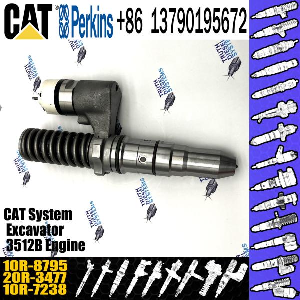 Diesel Fuel Injector 245-8272 10R-8795 For CAT 3512C Engine Industrial 10R8795 2458272