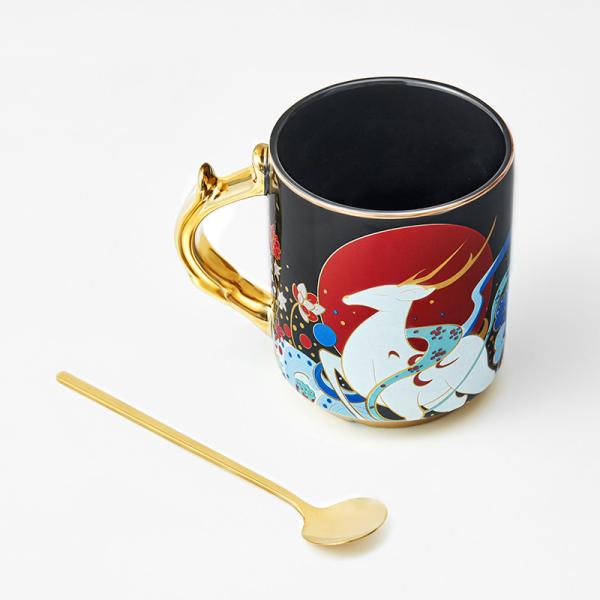 Ready To Ship In Stock Microwave Safe Heat Resistant Round Magic Mug Customised Food Safe Ceramic Coffee Mugs