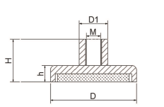 Customized Neodymium Cup Magnet N35-N52 Counter Sunk Magnet Durable