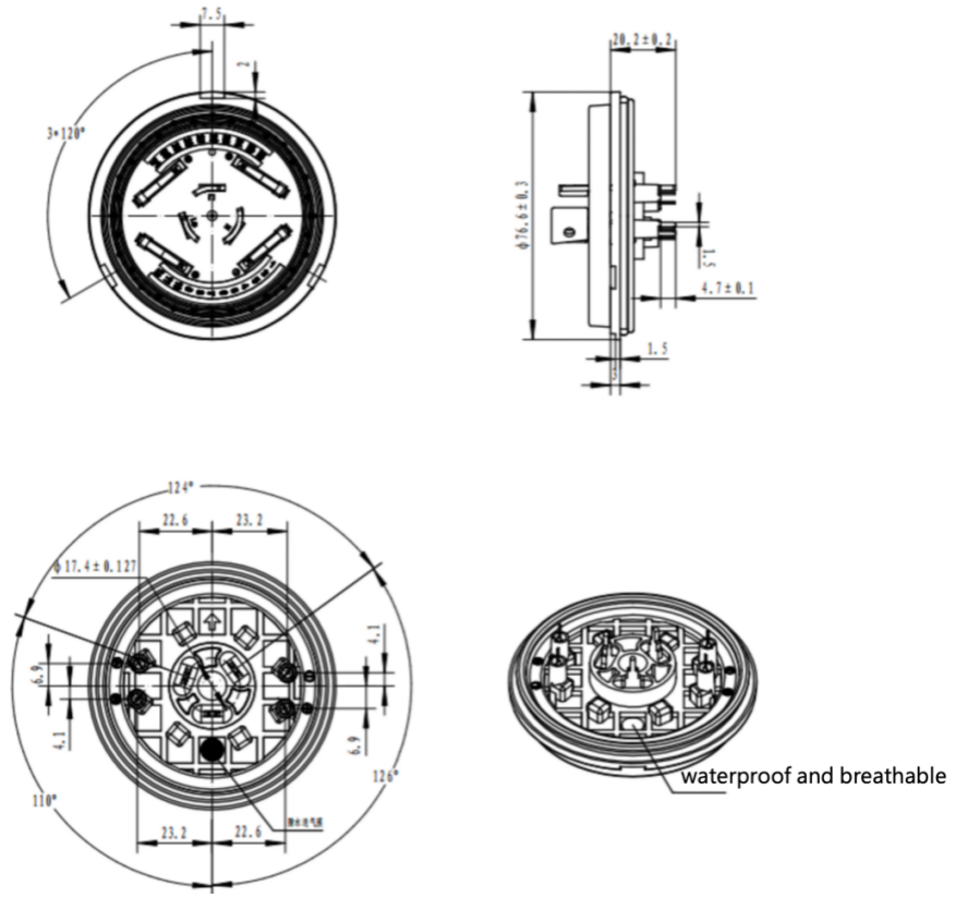 Breathable Membrane Version Developer Kit 250mA Max Signal Control