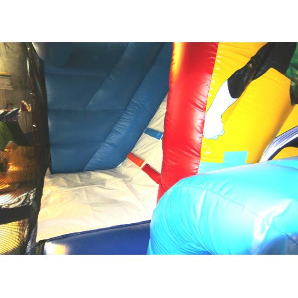 Vinilo combinado inflable del PVC 18oz del armatoste combinado del hombre araña del tema de las leyendas sin plomo