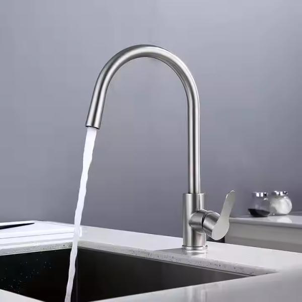 304 из нержавеющей стали Гибкий вытягивающийся кухонный микшер