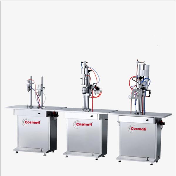 Semi automatic aerosol gas Air freshener filling body spray cans filling machines