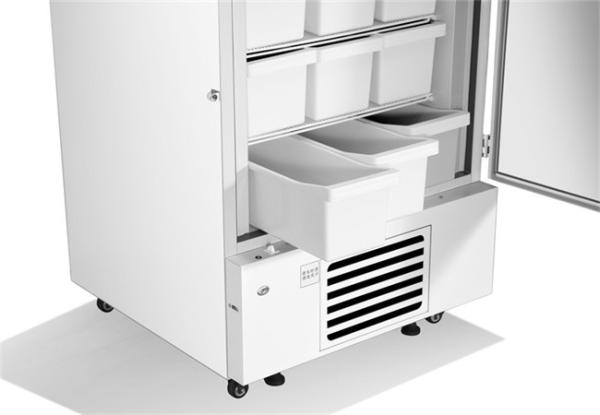 Menos 40 graus de congelador profundo vacinal médico ereto da baixa temperatura 528 litros para o equipamento do hospital