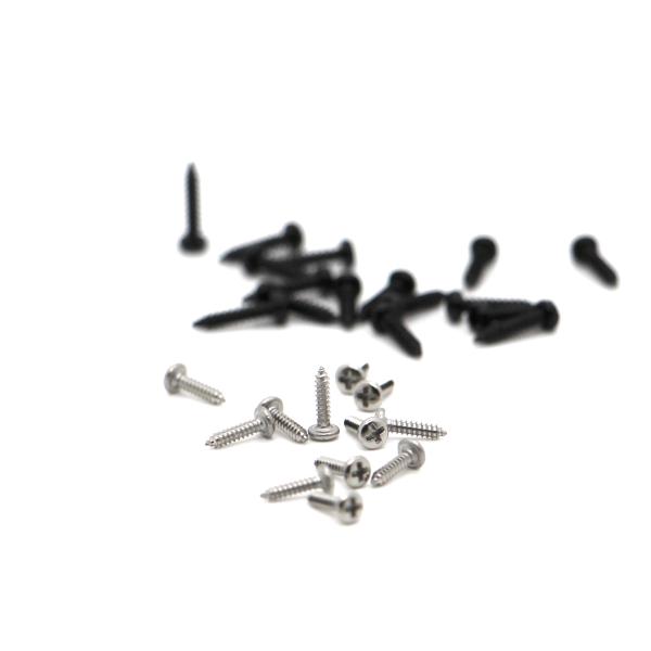Customized Top-notch Black Oxide Coated M0.5-M3  Pan Head Machine  Micro Screws For Electronics Enclosure
