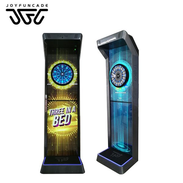 49-Inch Dual Screen LED Electronic Dart Board Machine Arcade Machine Commercial Coin-Operated Electronic Dart Board with LED Lights for Bars