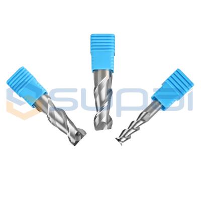 Durable 3 Flute End Mill Aluminum / Aluminum Cutting Tools AlTiN Coating