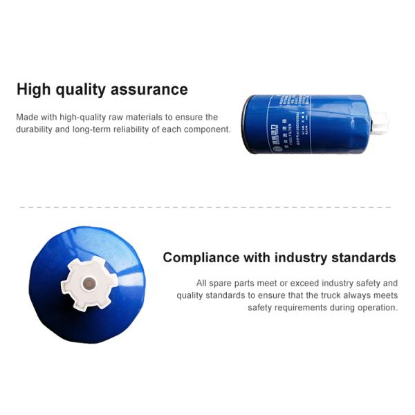 Filtro de combustible 612600080984 para el SHACMAN