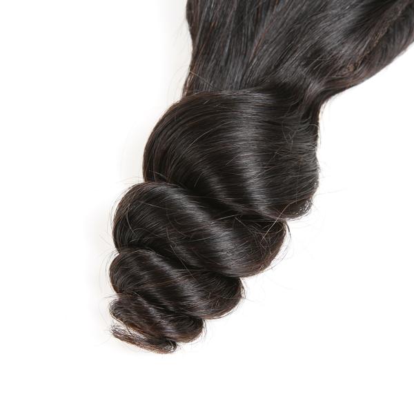 No Tangle Loose Wave 1B 100 Virgin Human Hair Extensions 100 Grams / Piece