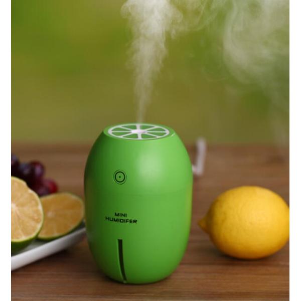 180ml USB Charge 4 Hours Auto Shut-off Car Lemon Mini Air Cool Mist Humidifier