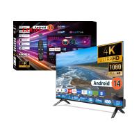 32 40 50 55 65 Inch Frameless LED Smart TV 4K UHD HDR Slim Design