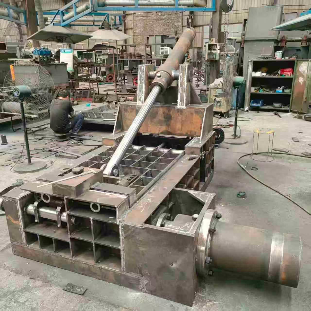 Scrap Vertical Paper Baler High Compression Density Baler Recycling Machinery 4‑7 T/H