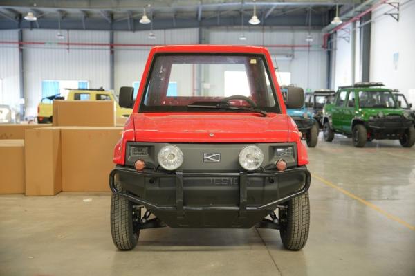 2 cama elétrica dos assentos 72v 4kw EV Mini Truck Pickup With Flat