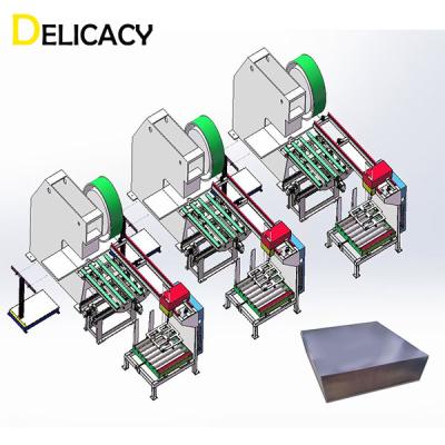 Alimentador de folha automática personalizado para a fatura da tampa da lata da automatização industrial