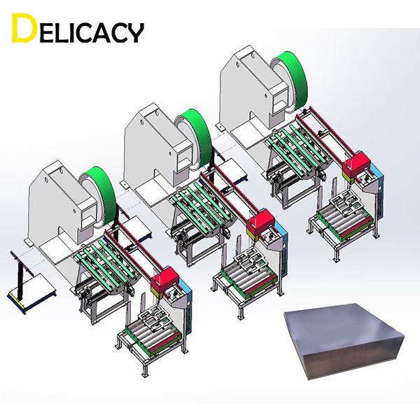 Alimentador de folha automática personalizado para a fatura da tampa da lata da automatização industrial