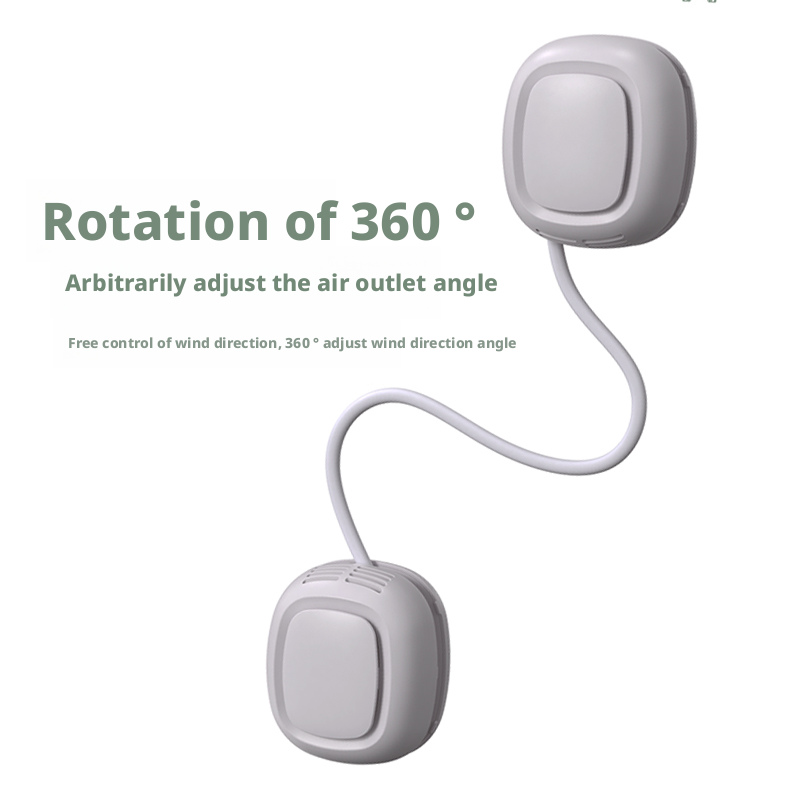 Hands Free Wearable Neck Fan Foldable & Lightweight Design For Personal Cooling