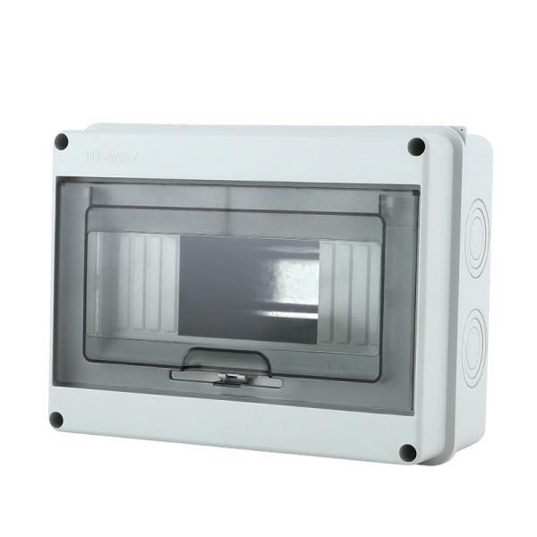 HT 8 Way IP65 Waterproof Outdoor Electrical Enclosure Distribution Plastic Switch Box