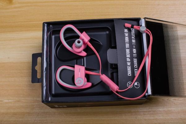 Beats By Dr. Dre Powerbeats 2 Wireless Pink/Grey-In-ear Sport Headphones