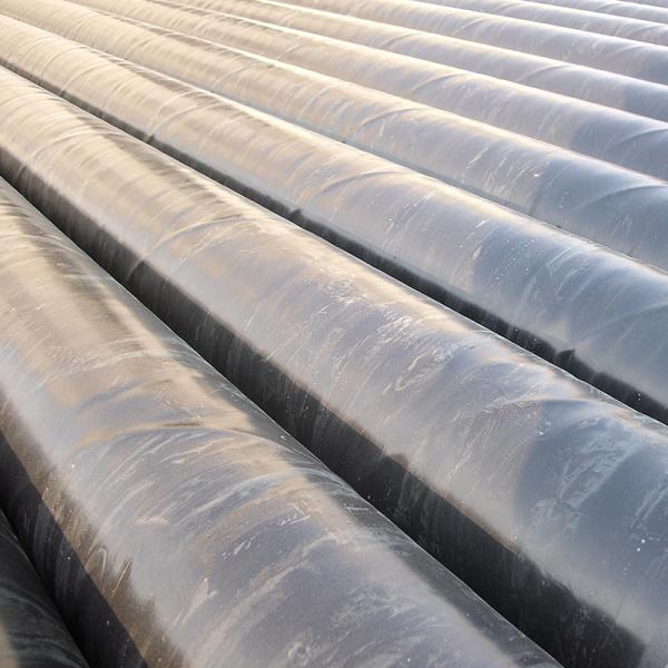 Caisson Piles structural Ssaw Carbon Steel Pipe , Standard Astm A572 G50 With Rings