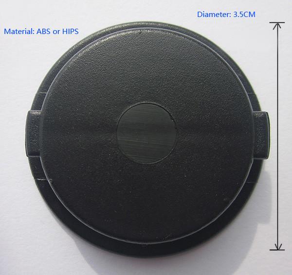Green material ABS or HIPS lid for piggy bank , money bank , diameter 3.5 cm