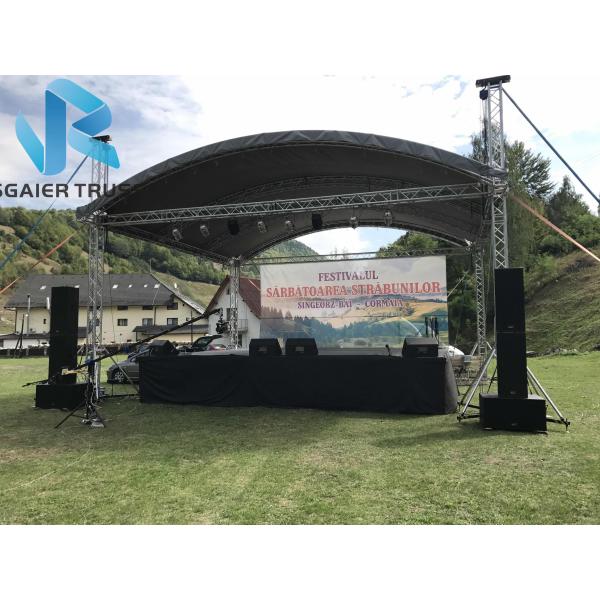 Party Led Screen Truss , Aluminum Truss Roof Systems Ce / Tuv Certificated