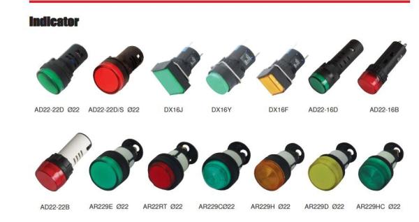 Industrial Electrical Controls Push Button 24v NP2 Illuminated Flush Head Pilot Device