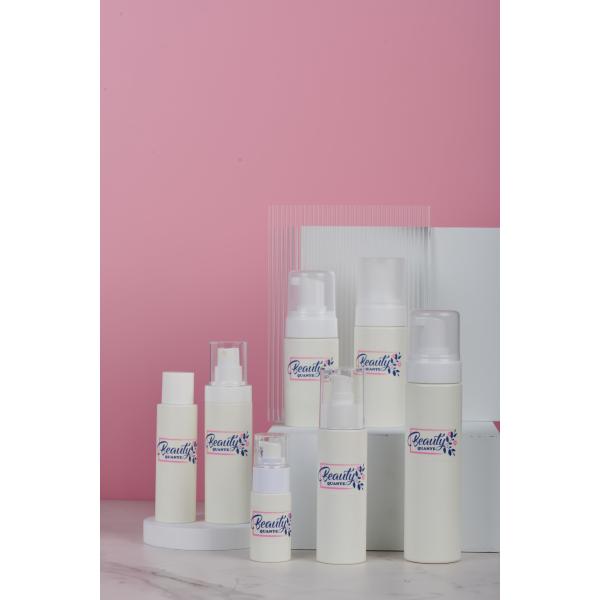 Matted белый шелк печатая пластиковые бутылки Cosmeitc для пены 200ml стороны очищая