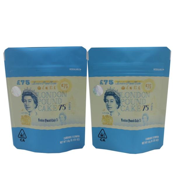 Fecho térmico folha de alumínio bolsa Mylar Custom logotipo impresso ziplockk bolsas Mylar