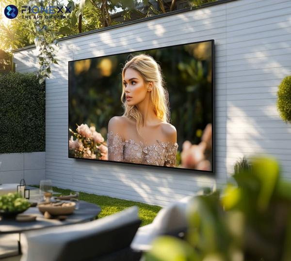 Outdoor IP55 Weatherproof TV For Partial Sun With Compatible Wall Mount