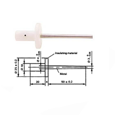 IEC 61032 long test pin, iec test probe,quality test probe pin