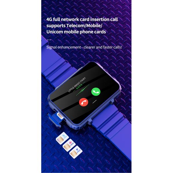 VP999 Reloj Inteligente 4G LTE con Tarjeta SIM Teléfono Pantalla Grande GPS Deportes Electrónicos Muñeca Versión Global