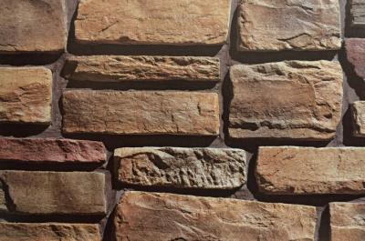 Ciment en pierre cultivé rustique 0.14cm multicolores de brique de mur décoratif