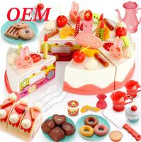 Brinquedos de bolo de plástico liberam brinquedos relaxantes