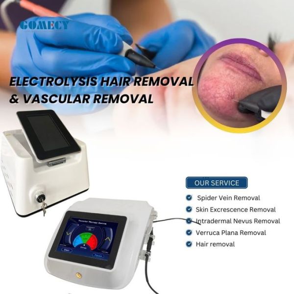 Electrolysis System Permanent Solution Removing  Hair Colors and Vascular Removal Machine