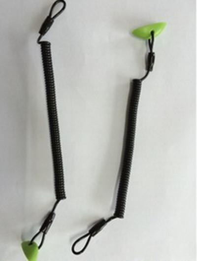 Small quantity available fashion plastic stopdrop tooling coil lanyard cable with loops