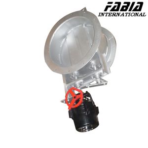 4 дюйма электрически управляемый клапан управления бабочкой фланцевая вентиляция